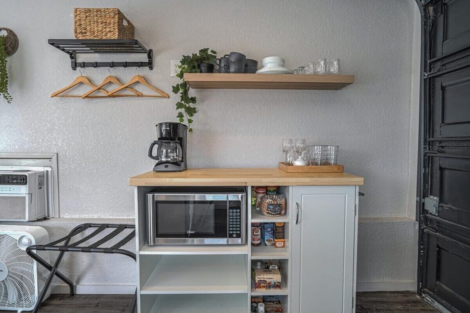 All the accessories and amenities you need at your home base for Pike's Peak area adventures.