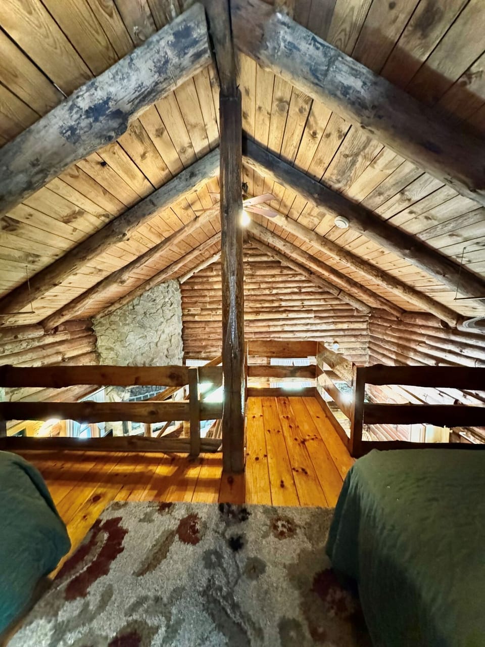 Loft bed view