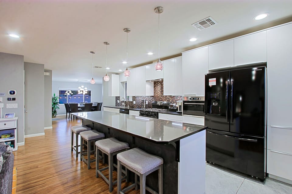 Remodeled modern chef's kitchen