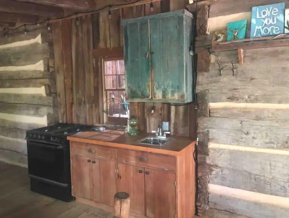 Bar sink and second range on porch