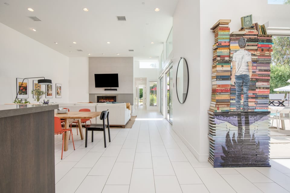 Curated design with playful touches.
