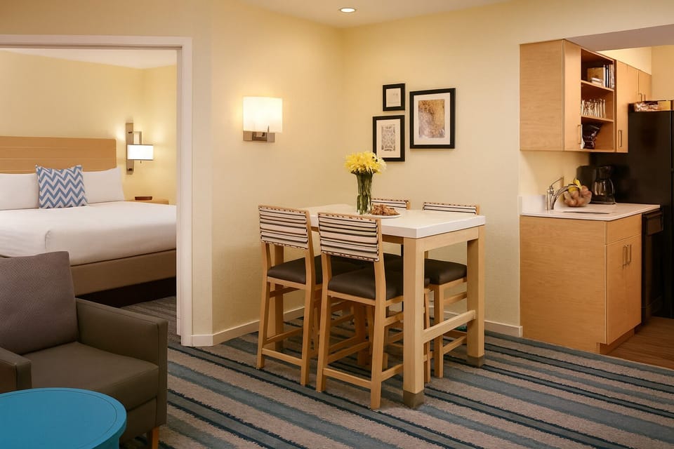 Settle in with an open layout for easy lounging.