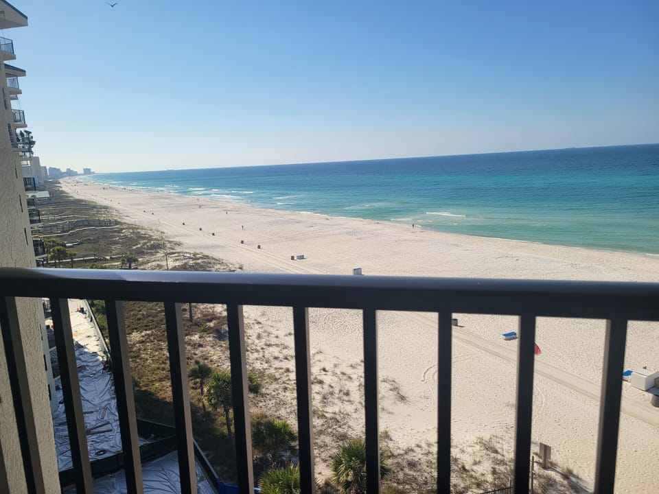 Looking East from our balcony for as far as you can SEA! 