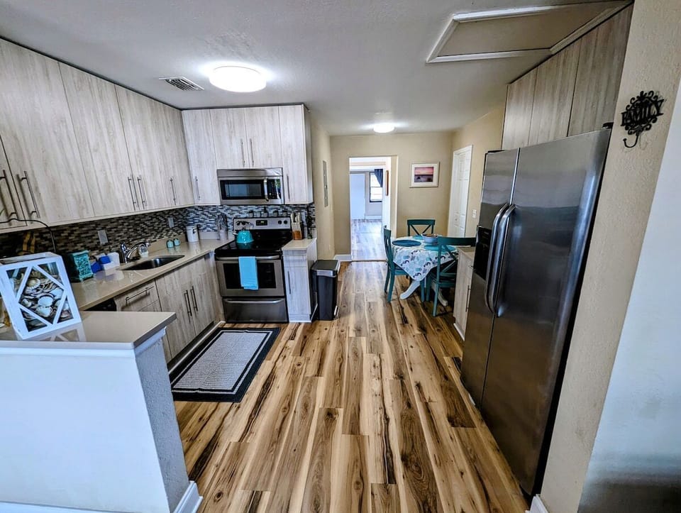 Kitchen and dining.