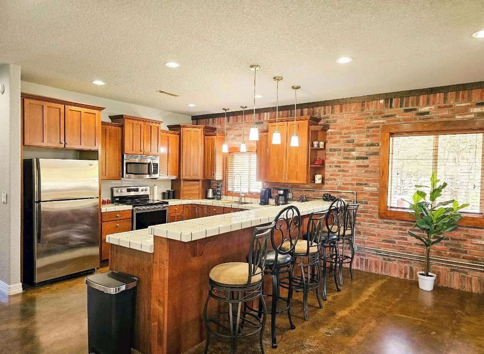 Kitchen and bar
