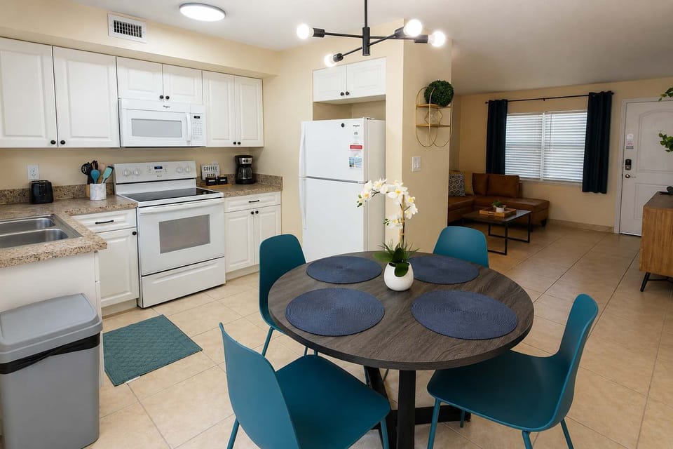 Warm and inviting dining area designed for family meals, conversations, and quality time together.