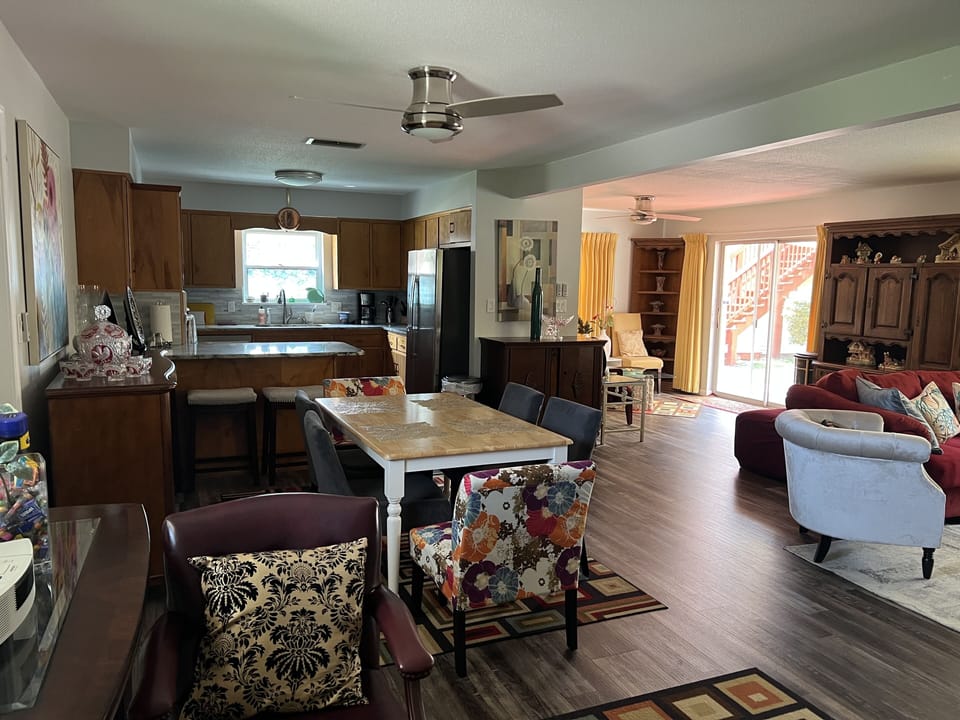 View from front entrance.