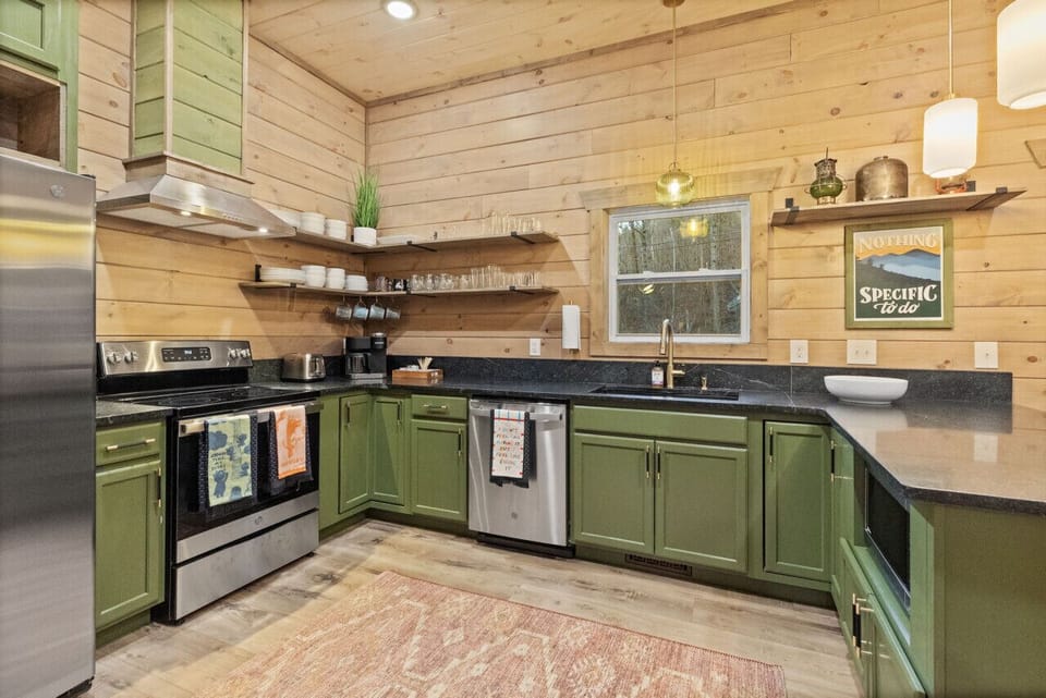 Fully stocked kitchen with everything you need to cook your favorite meal!