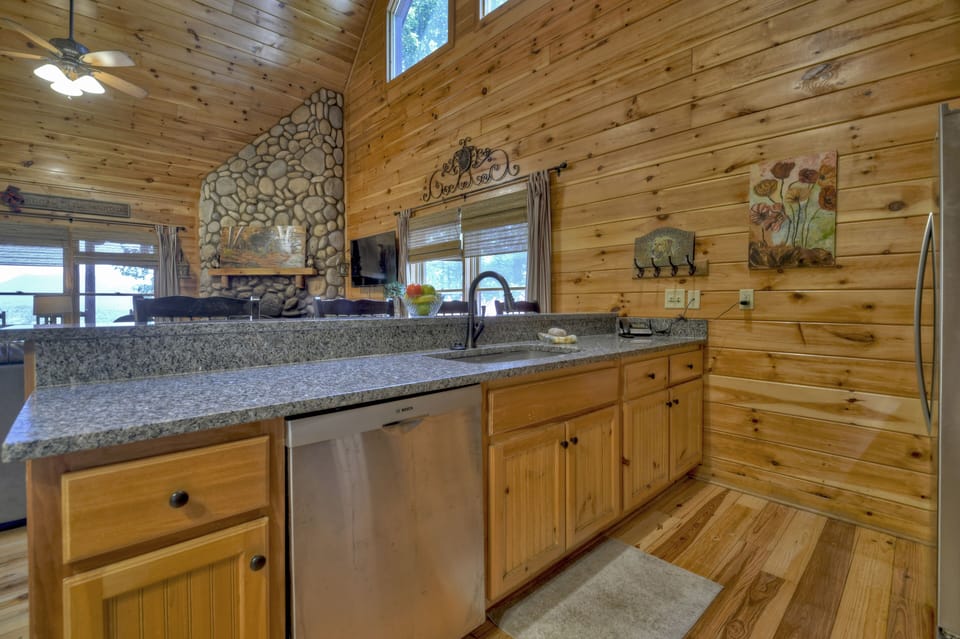 Plenty of counter space to prep and cook meals for the family