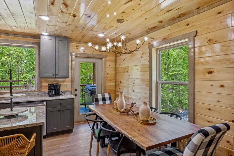 View of dining area and kitchen - View of dining area and kitchen
