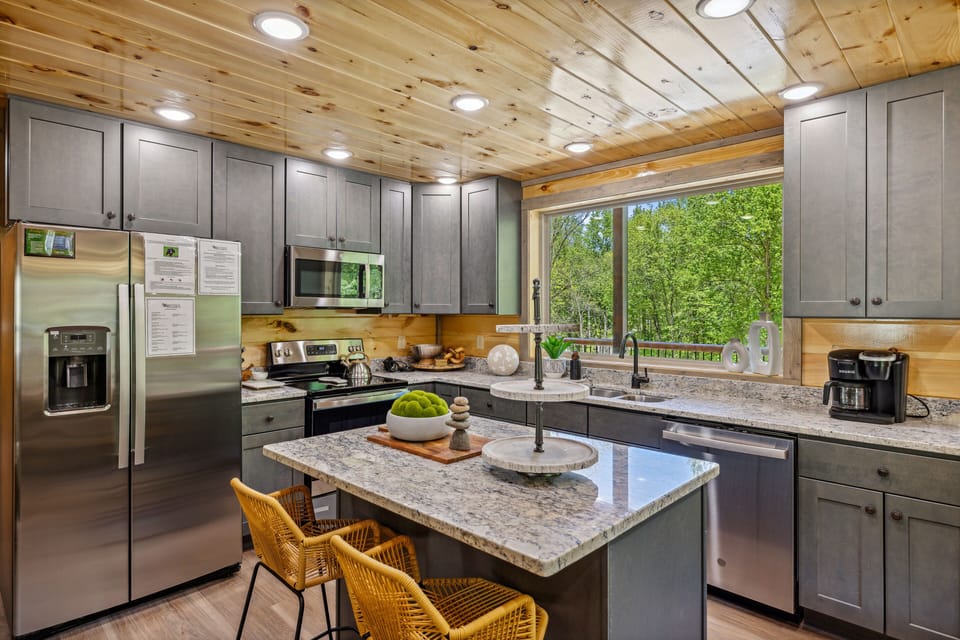 View of kitchen - Large Modern Kitchen