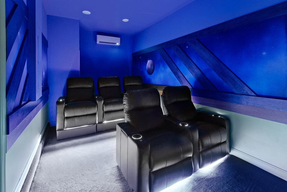Movie Theater w/ Reclining Chairs