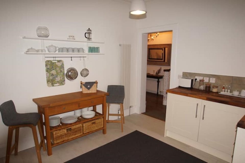 Space to sit and chat while cooking