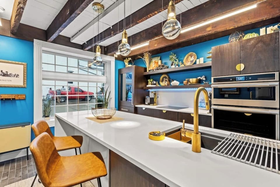 Our Island, makes for a dedicated spot for remote work or planning your Lexington adventures.