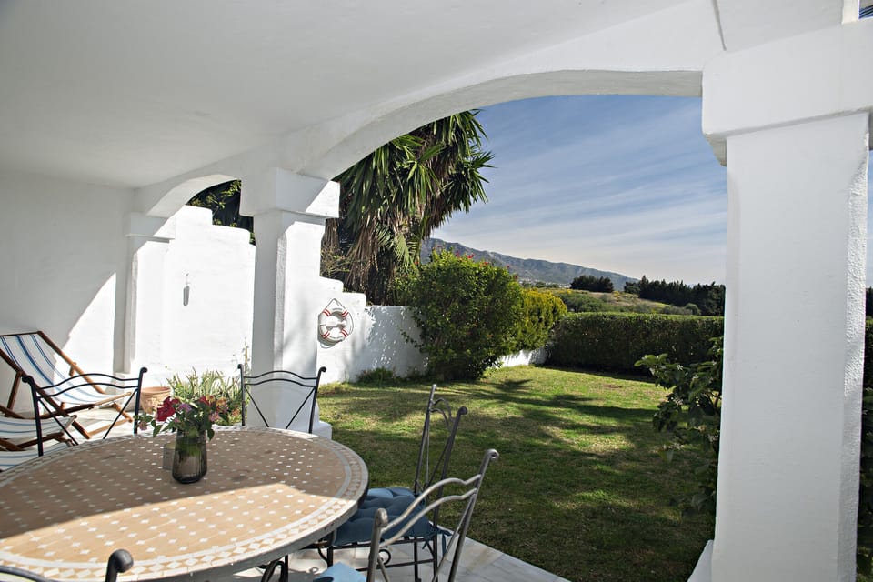 terrace and private garden
