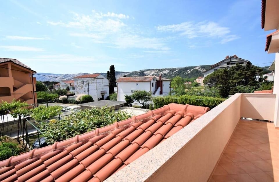 Balcony view overlooking the neighborhood.