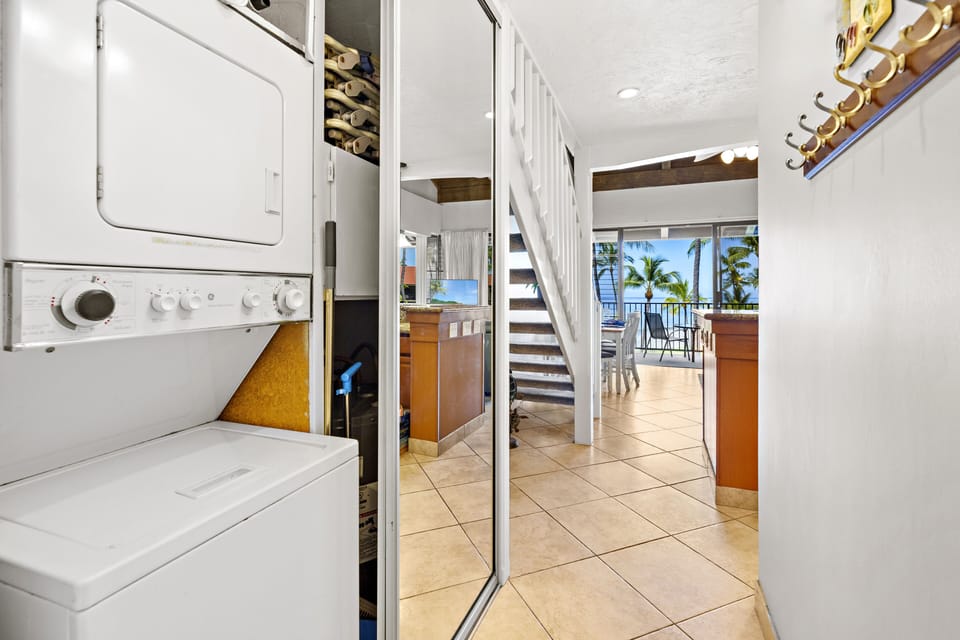 Washer and dryer in unit