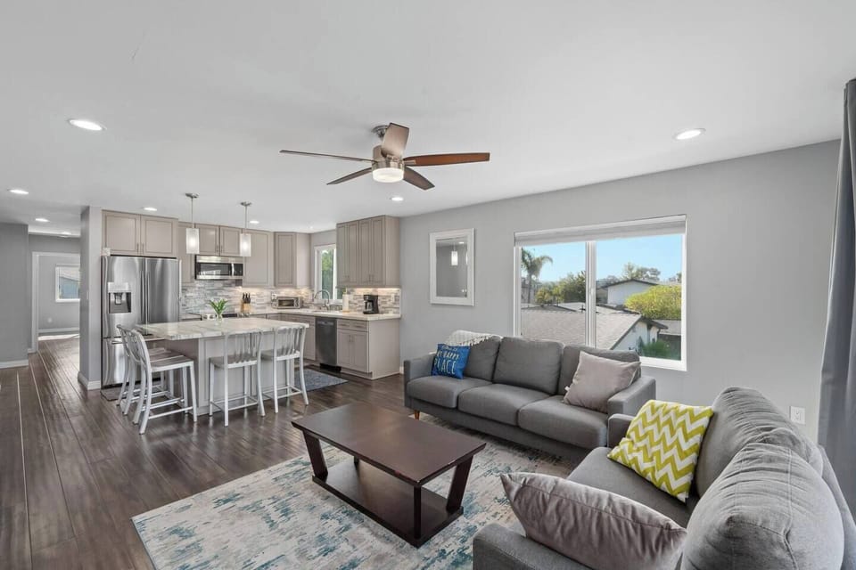 Living Room and Kitchen