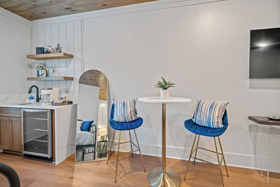 Private coffee bar, private space to enjoy your coffee :)