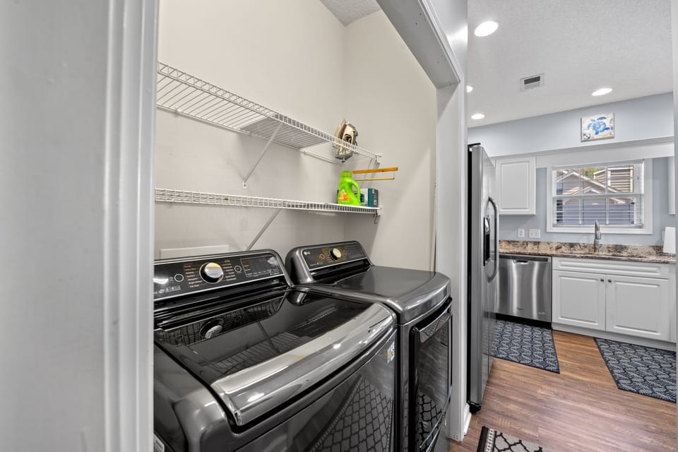 Never underestimate the convenience of a washer & dryer in your unit.