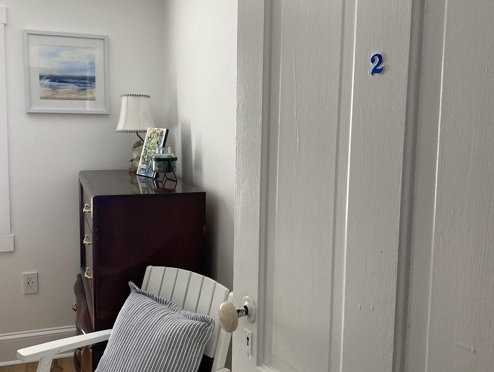 Years ago rooms were rented out to people who came by steam boats!