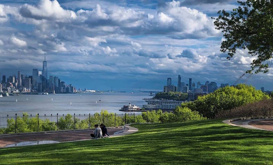 Google "Hamilton Park Weehawken NJ" and you will find Weddings, New York Skyline Views, and More from this charming park just 5-10mins away.