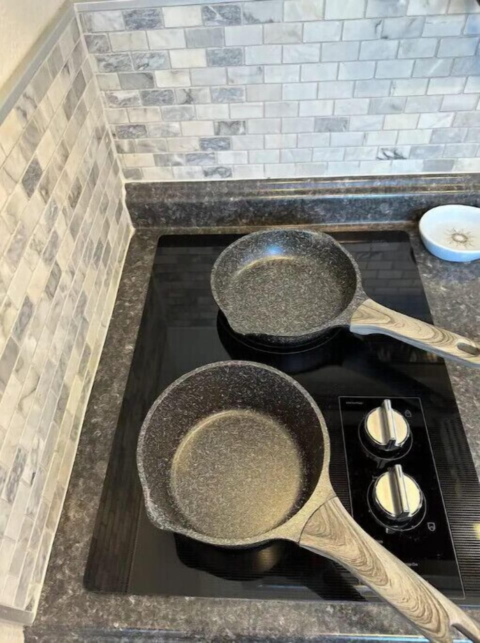 Two burner counter top induction stove
