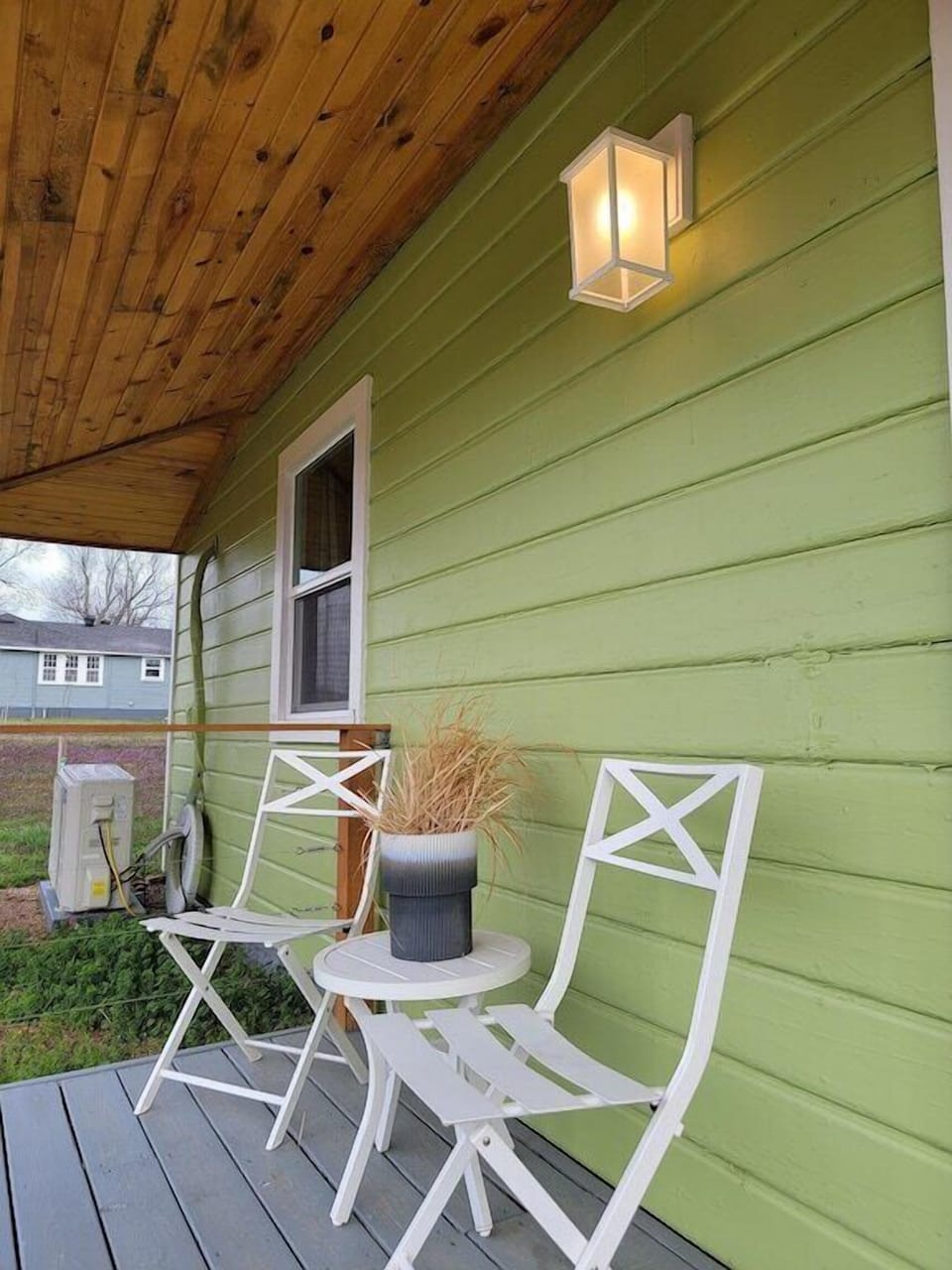 Relax on the front porch