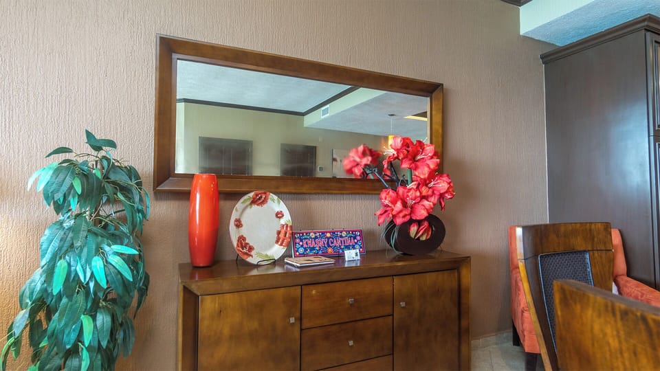 Decorative touches add to the high end feel