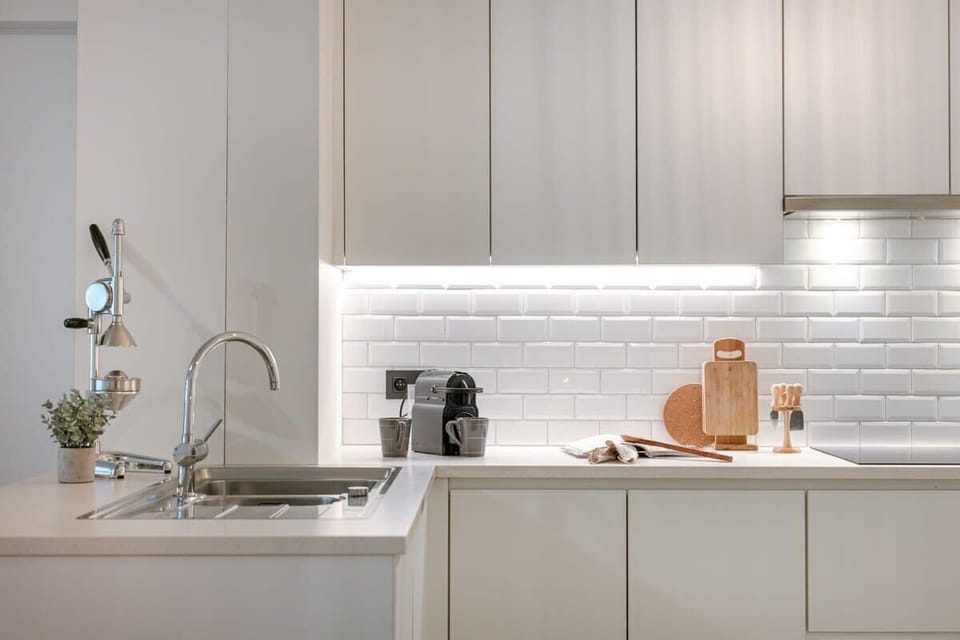 Spacious and open kitchen