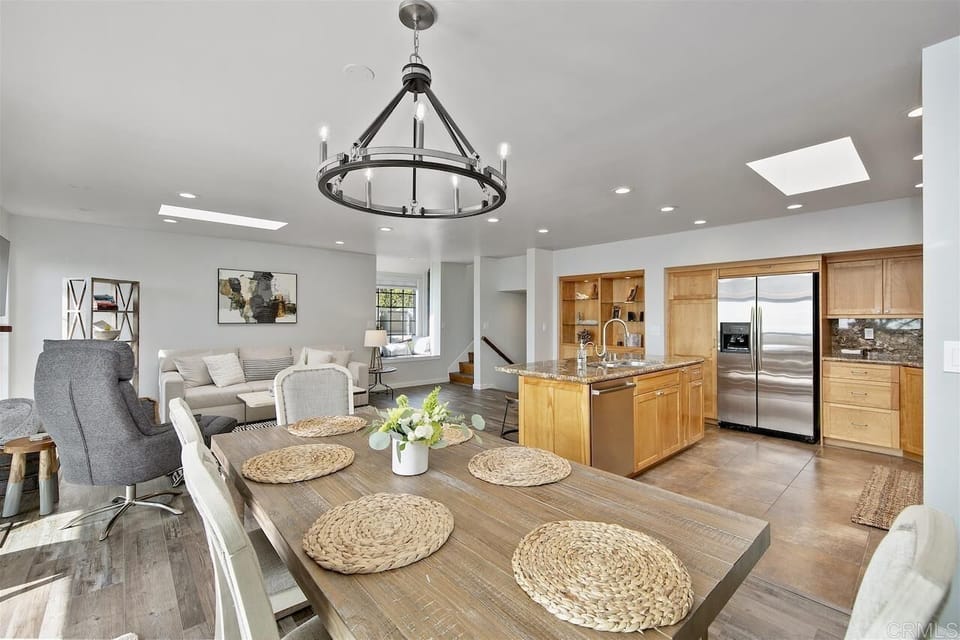 Main floor is bright and perfect for family