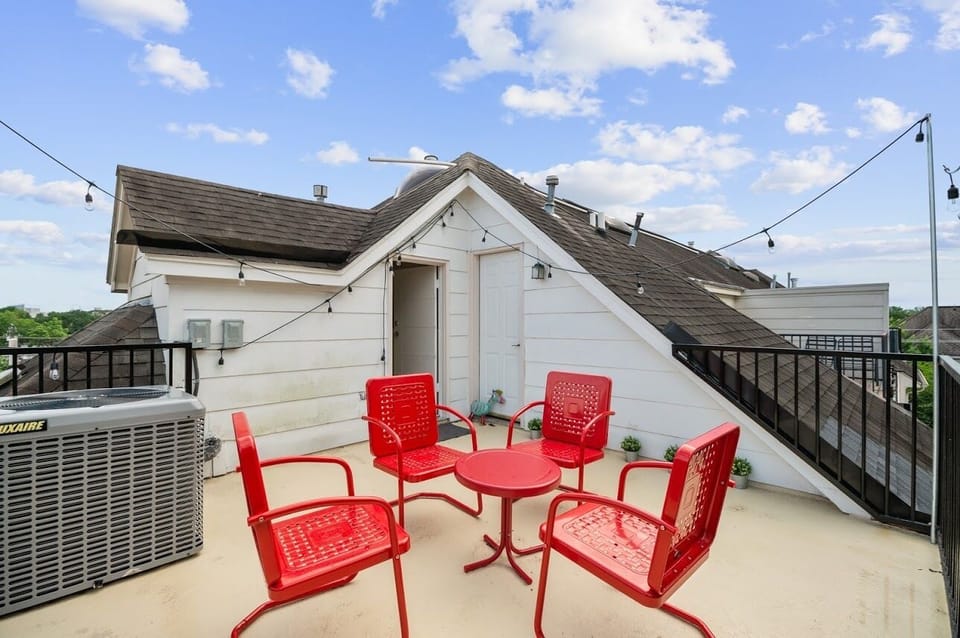 Rooftop patio