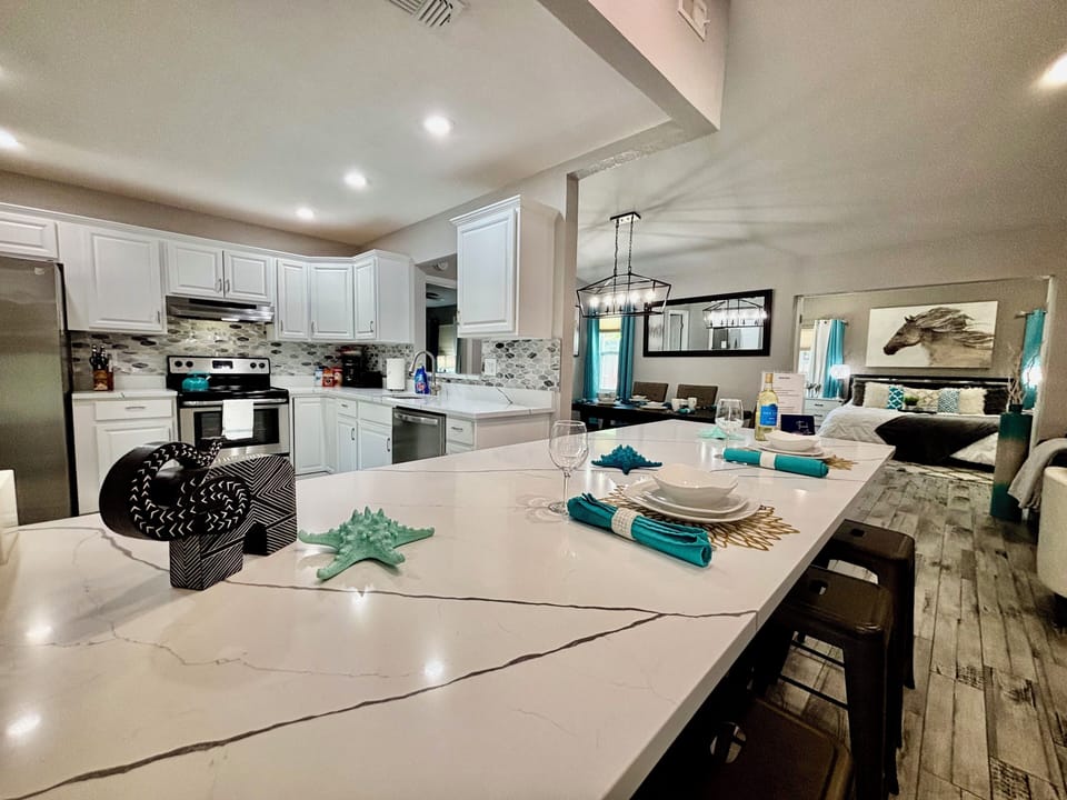 Kitchen, concept, living room, dining room room