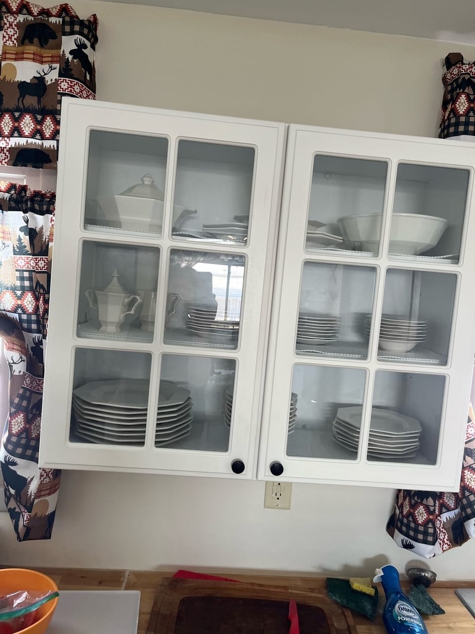 Dishes, Pots, Pans, Drinking Glasses Included