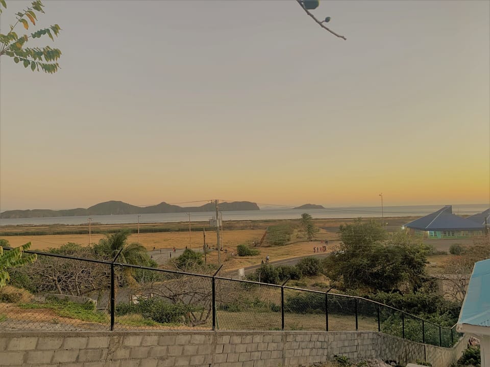 View from the back patio area of the Grenadines islands. 