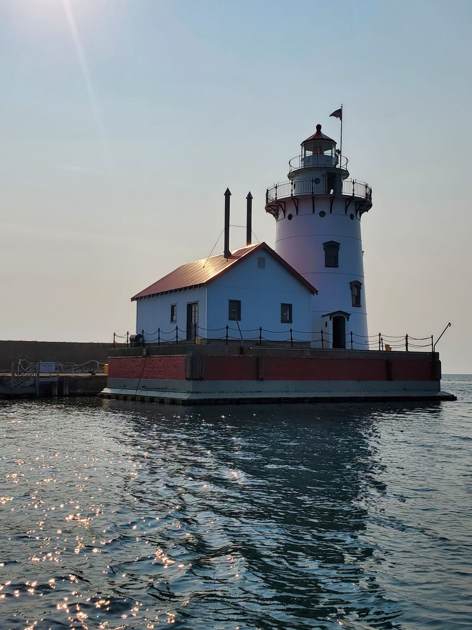 Check out the Harbor Beach lighthouse. Tours available during summer months