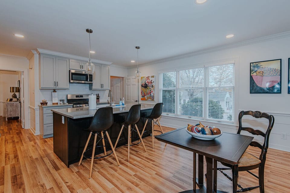 Full kitchen with coffee provided