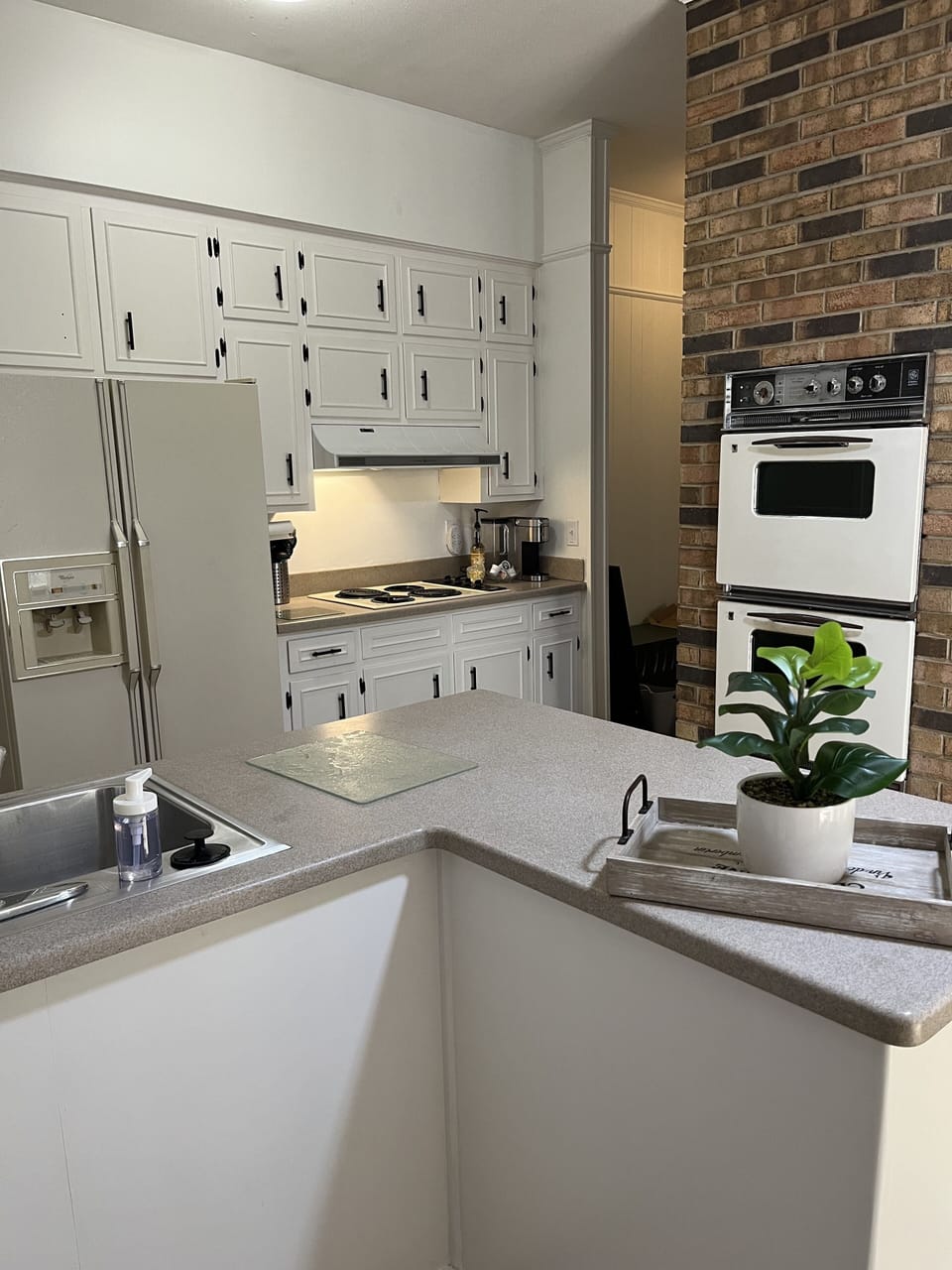 Kitchen with double oven