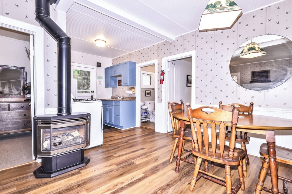 The Doll House features an open concept floor plan, perfect for gathering.