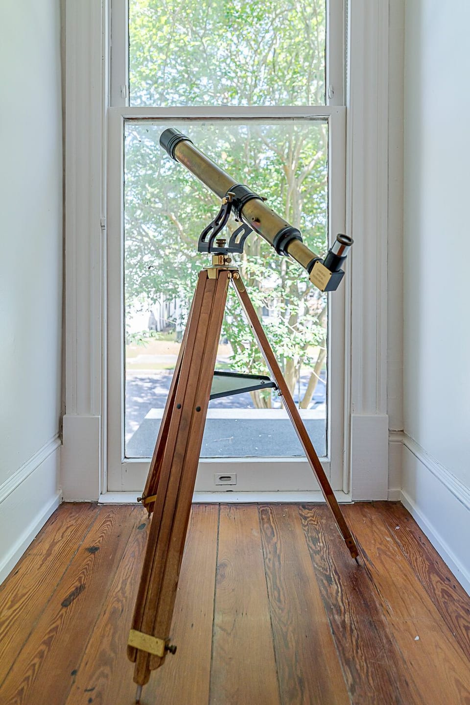 Huge window for natural lighting in the hallway