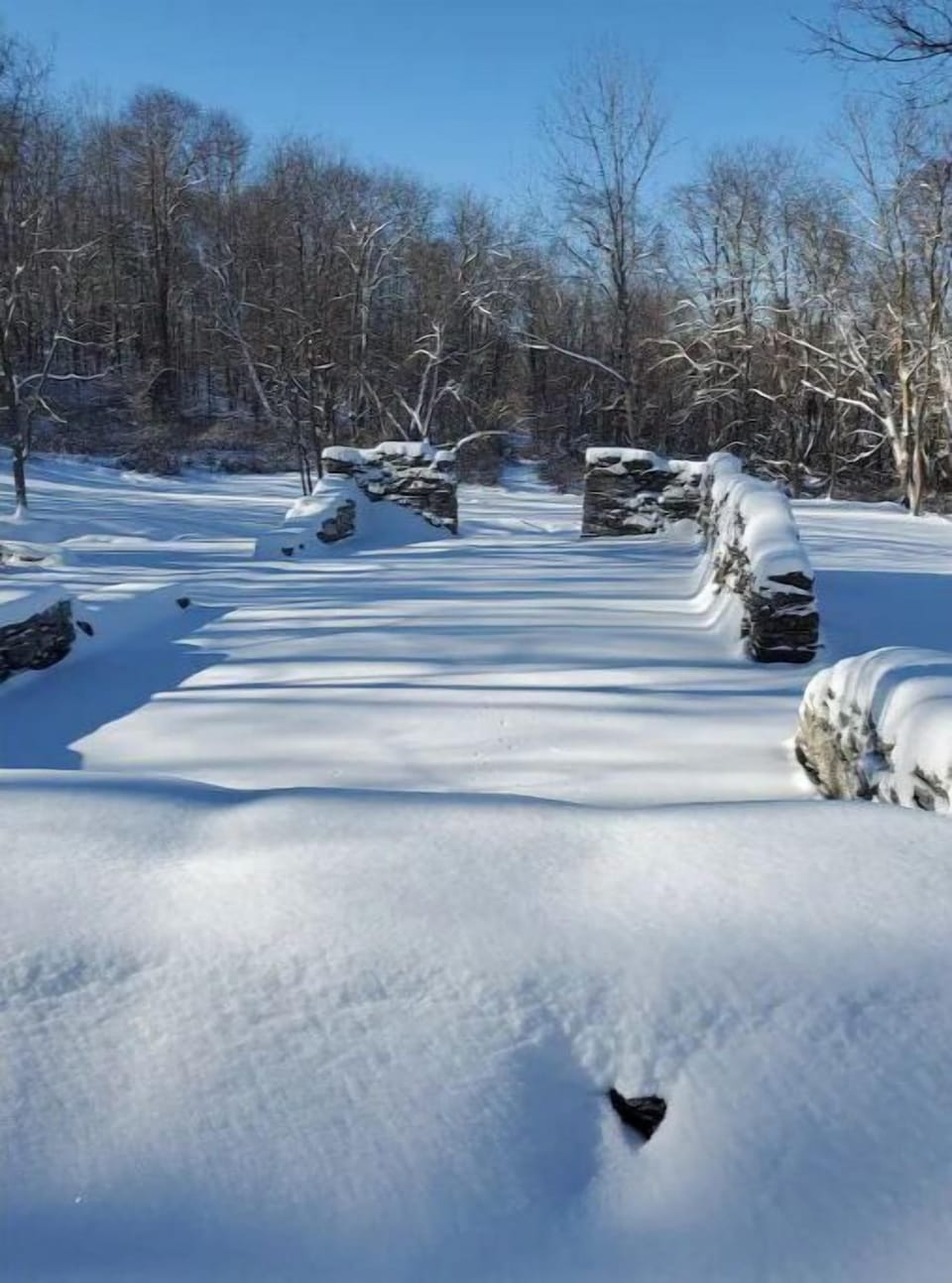 The Ruins in Winter