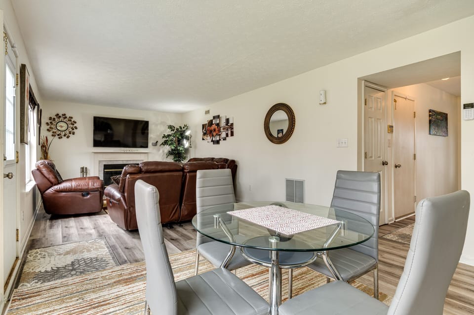 Dining Room | 1st Floor | Fully Equipped Kitchen | Dishware & Flatware