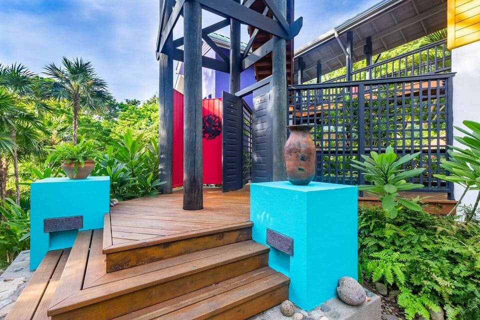 Escape to a lush, gated retreat with a private plunge pool
