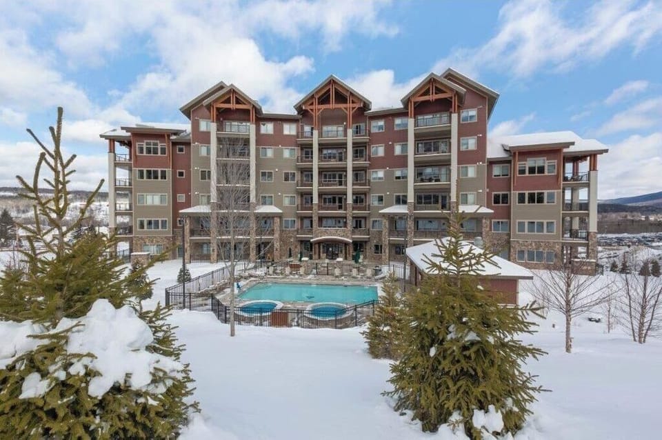 outside of condo - winter view