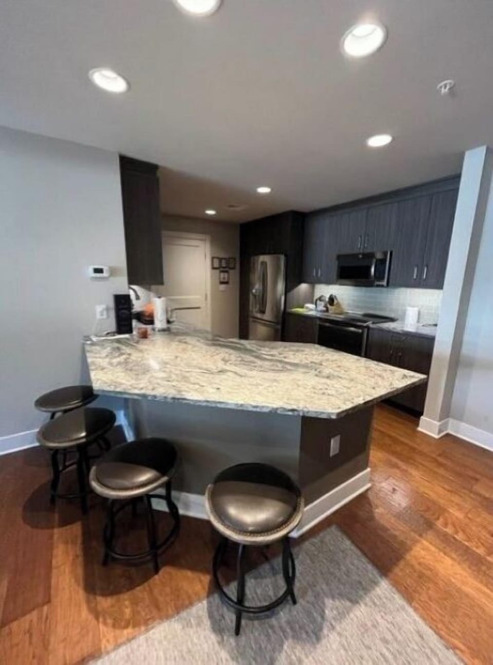 fully stocked kitchen