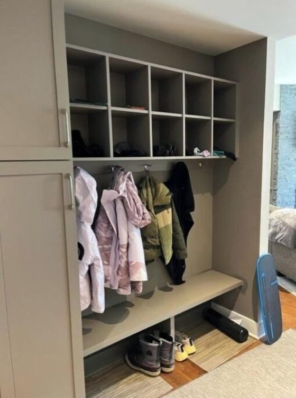 entrance with lots of storage