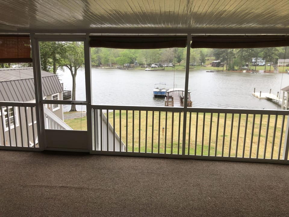 Back screened in porch 