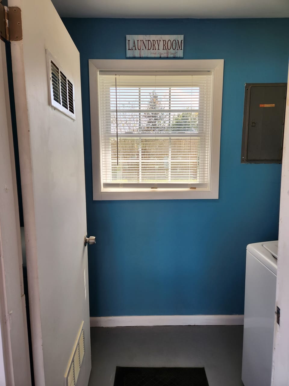 Laundry room with washer & dryer.
