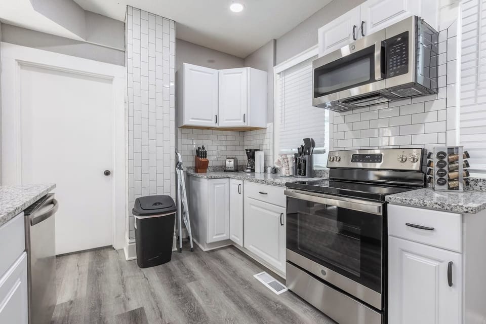 A kitchen designed for foodies who love to entertain.