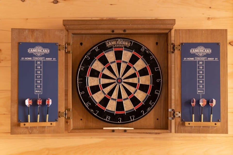 Dartboard Game Area for Indoor Entertainment